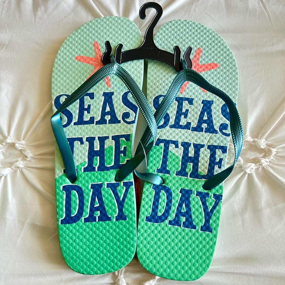 Nautical “Seas The Day” Sandals